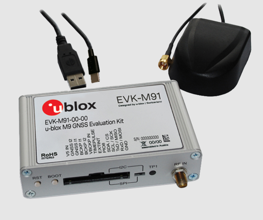 u-blox EVK-M8N GNSS evaluation kit